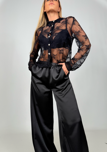 Camicia Organza in Pizzo